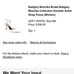 Badgley Mischka Soft White Bridal Pumps